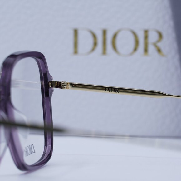 Final Price! Dior GEMDIORO S5I 6000 Shiny Violet Eyeglasses 54mm main image 5
